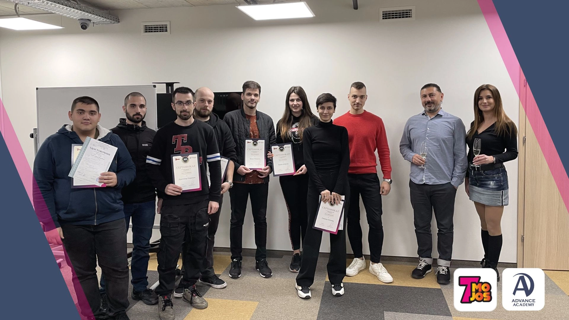 Завърши първият съвместен курс по Game Development на Advance Academy и 7Mojos