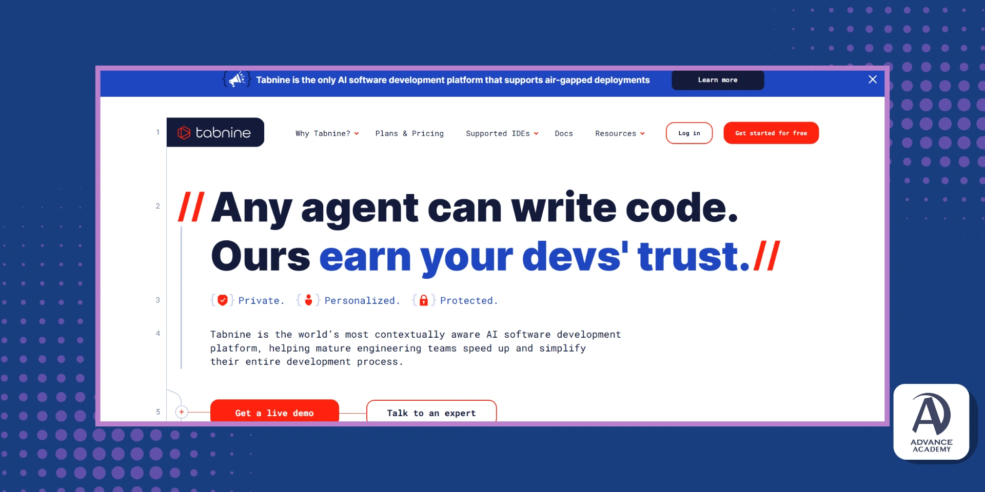 Tabnine – интелигентна система за автоматично дописване на код