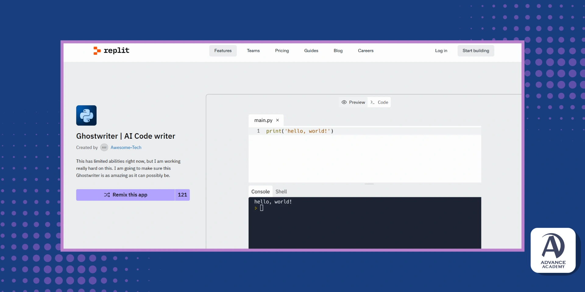 Replit Ghostwriter – онлайн среда за програмиране с вграден AI асистент