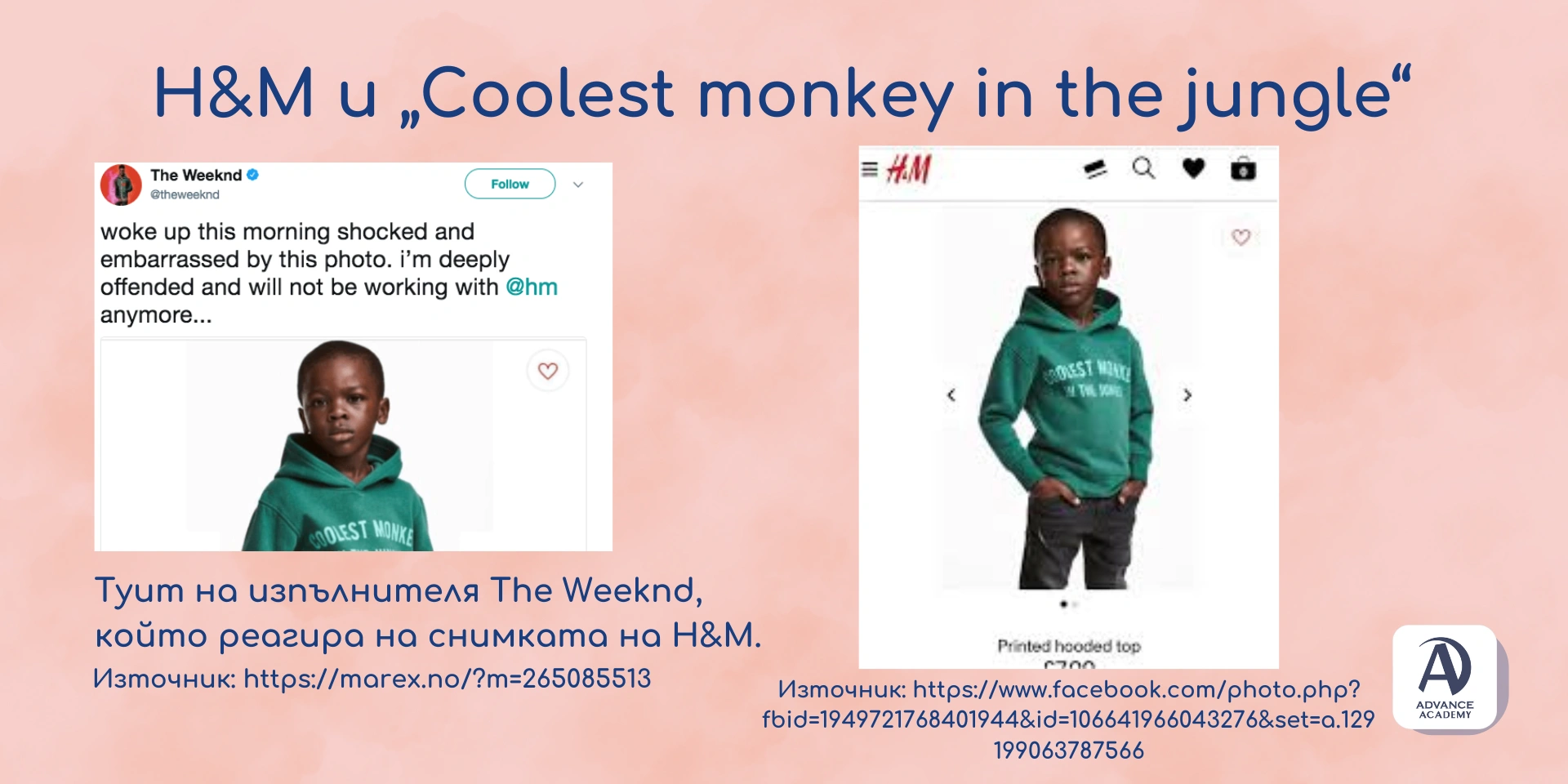 H&M и „Coolest monkey in the jungle“ - Advance Academy