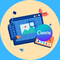 Графичен дизайн за деца с Canva и AI ниво II