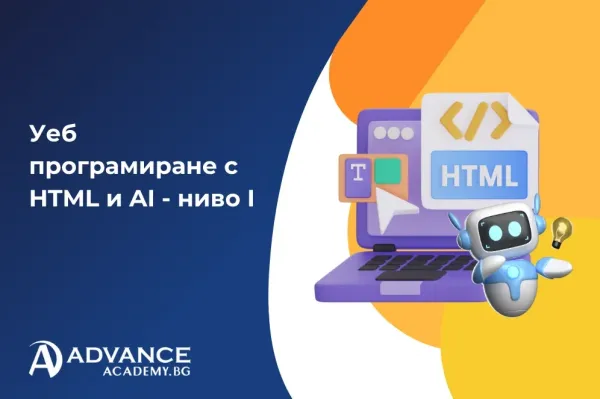Уеб програмиране с HTML и AI - ниво I